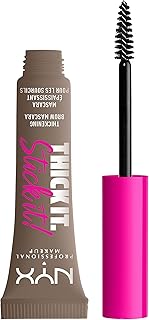 ماسكارا حواجب ثيك ات ستيك ات من ان واي اكس بروفيشنال ماسكارا حواجب ثيك ات ستيك ات ماسكارا حواجب، تصبغ الحواجب وتمنحها الكثافة لفترة تدوم حتى 16 ساعة، بيج رمادي