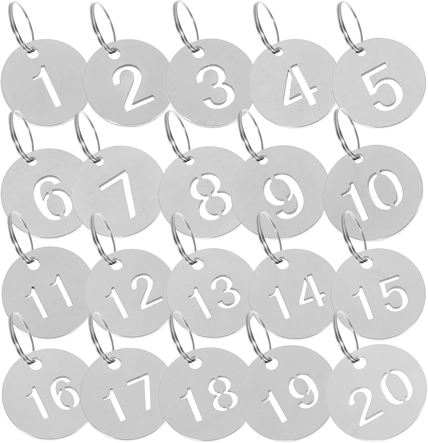 Targhette numeriche in acciaio inossidabile