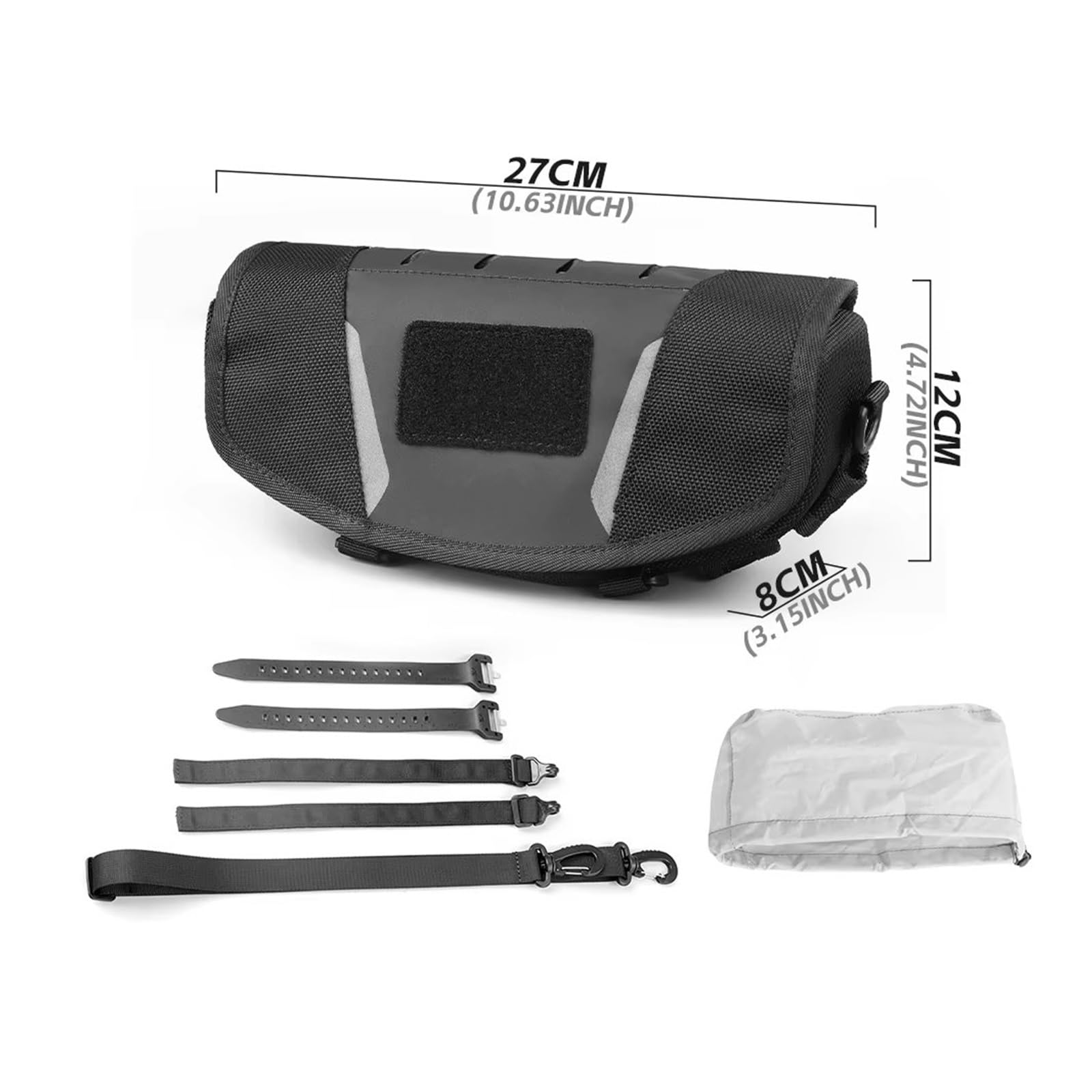 Borsa Laterale Per Moto Per ADV Borsa Da Manubrio Moto Viaggio Stabile Con Sistema Molle Copertura Antipioggia