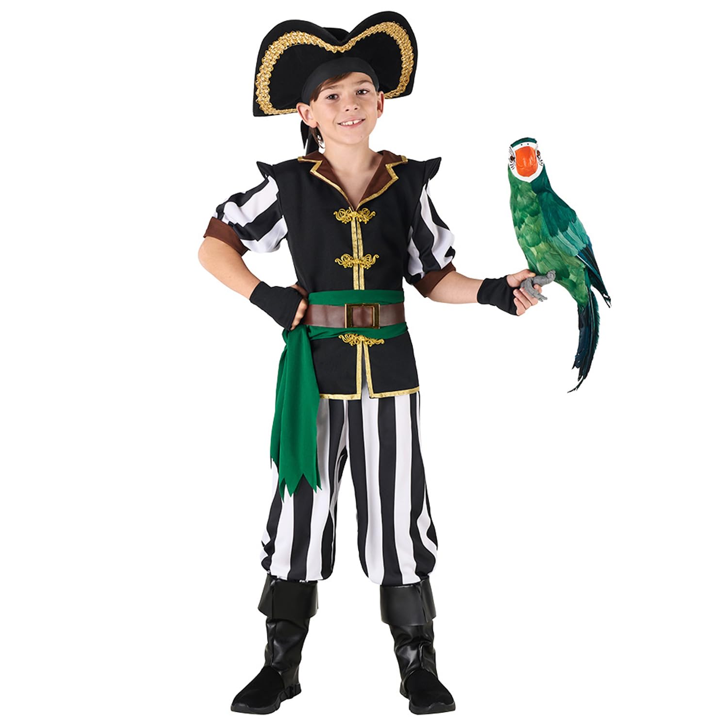 Boland 82340 Children's Pirate Henry Costume, Unisex Kids, Multicoloured, 7-9 Years