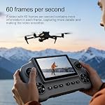GPS Drone avec 8K UHD Caméra pour Adultes, FPV Drone avec grand écran sur contrôleur, 360° Évitement des obstacles au laser, GPS Retour automatique, mode Circle Fly Headless, sous 249g Léger RC Quadcopter V918