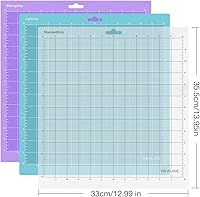 Vista 2 de REALIKE - Esterilla de corte de 12 x 12 pulgadas compatible con Cricut Maker 3/Maker 4/Maker/Explore 3/4/Air 2/Air/One (3 esterillas), esterilla
