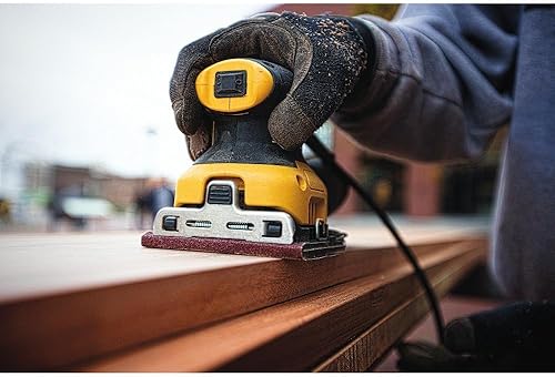 Miniatura 6 de DEWALT DWE6411K Kit de lijadora con agarre de palma de 1/4 hojas (renovado)