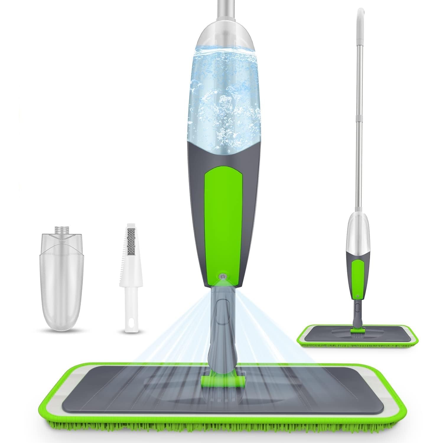 Floor Mop Spray Mops for Floor Cleaning, Microfiber Mop Dry Wet Mop Dust Mop with 1 Reusable Mop Pads 550ML Refillable Bottle for Cleaning Laminate, Tile, Wood, Hardwood Floor-1PC (B0DHNFHGPG) Amazon Price History, Amazon Price Tracker