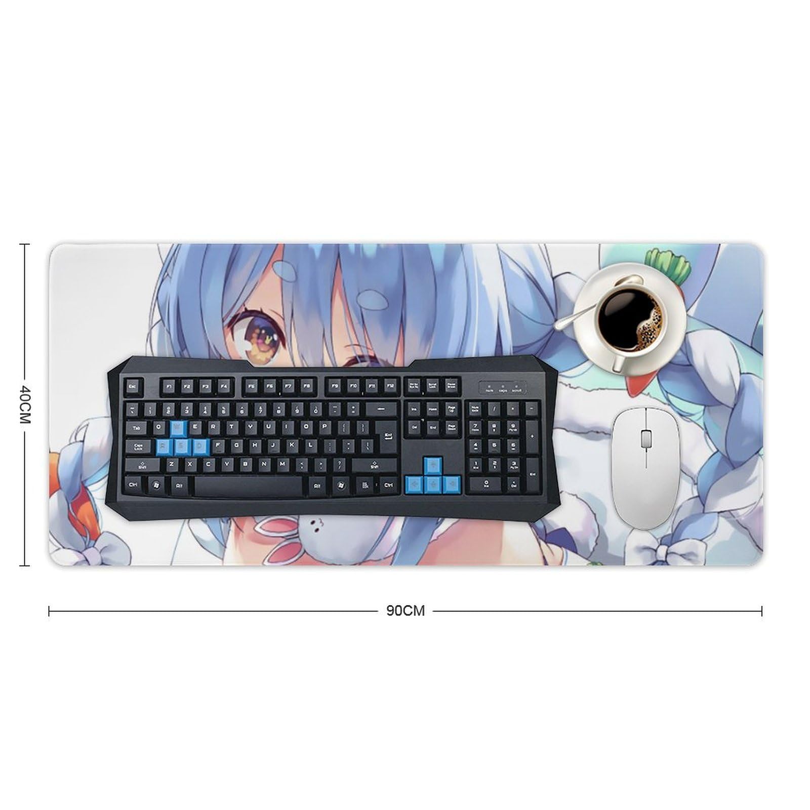 Amazon.co.jp: マウスパッド 大型 VTuber 兎田ぺこら マウス用パット 