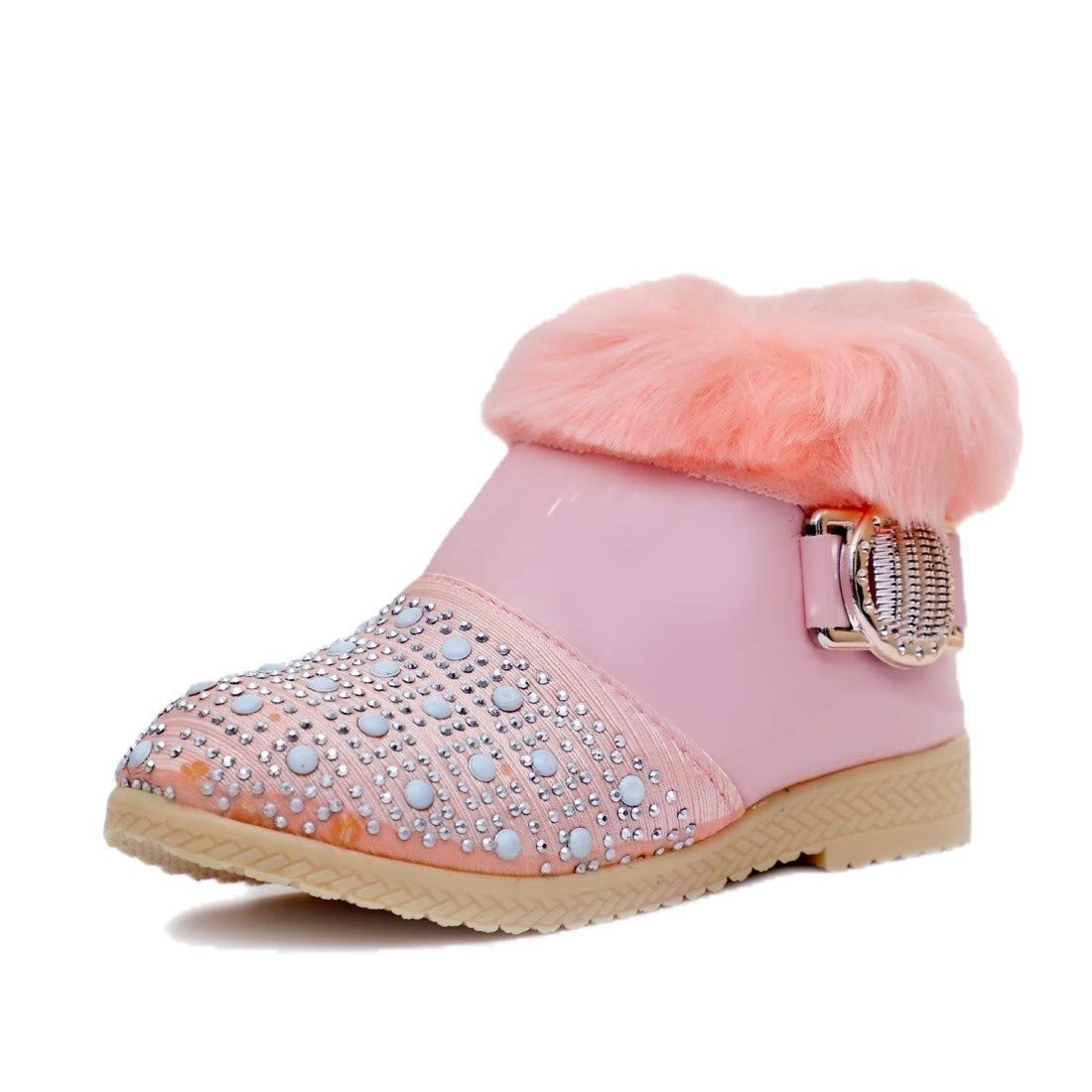 Fashion205 Baby Girl's Long Shoes (3.5-4 Years, Baby Pink) 1