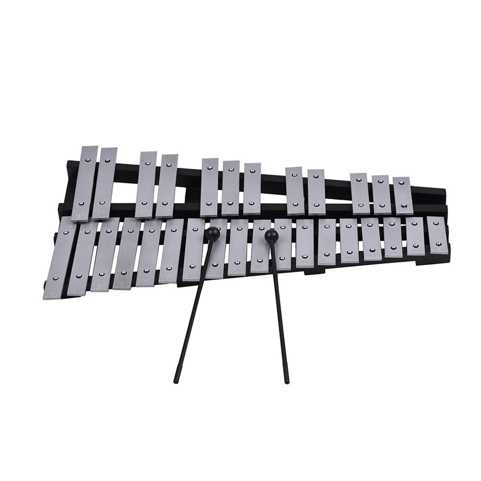 Xilófono Xilófono 30 notas Glockenspiel marco de madera instrumento musical educativo