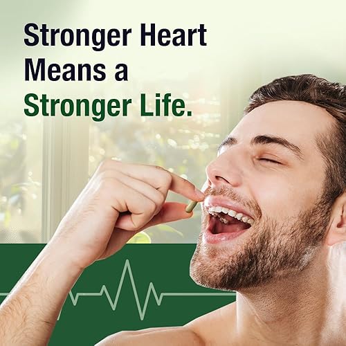 Vista 22 de KAPIVA MEN Suplemento de apoyo para el colesterol con arjuna, ajo, guggul y otras hierbas y vitaminas, apoya los niveles normales de colesterol