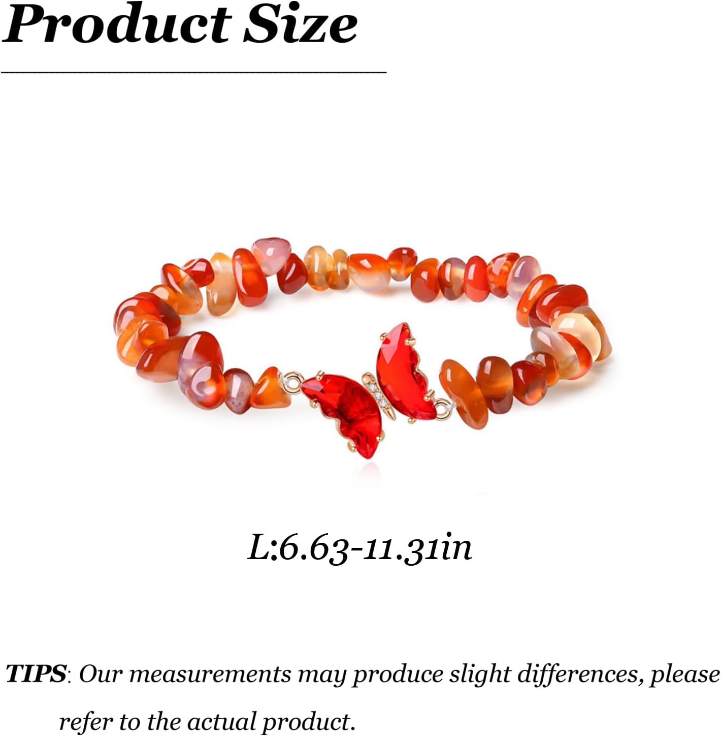 Frodete Butterfly Bracelet Friendship Bracelets Gifts for Women Dainty Crystal Jewelry Best Friend Birthday Gifts - Image 6