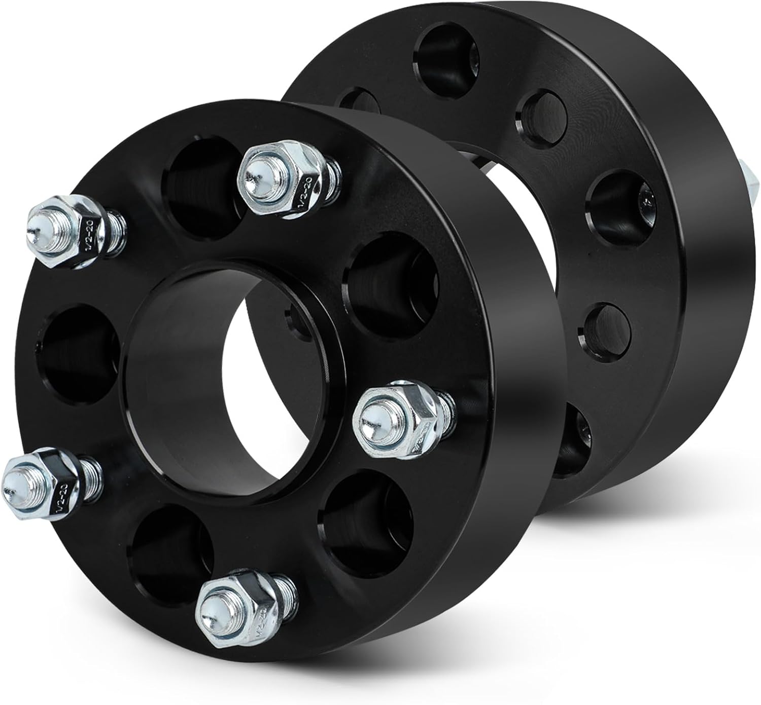 SCITOO 2Pcs 5x4.5 to 5x5 Wheel Adapters 2 inch Bore 71.5mm Studs 1/2" 5 Lug Wheel Spacers Fit for Jeep Liberty 2002-2012,for Dodge Nitro 2007-2011