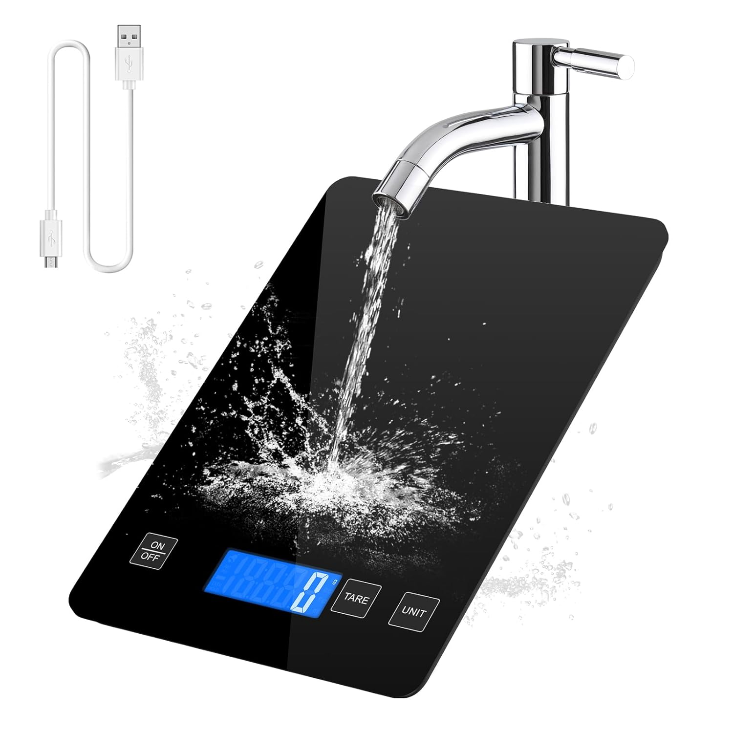 Olipiter Large Digital Food Scale, 10kg Food Kitchen Scales, Balance