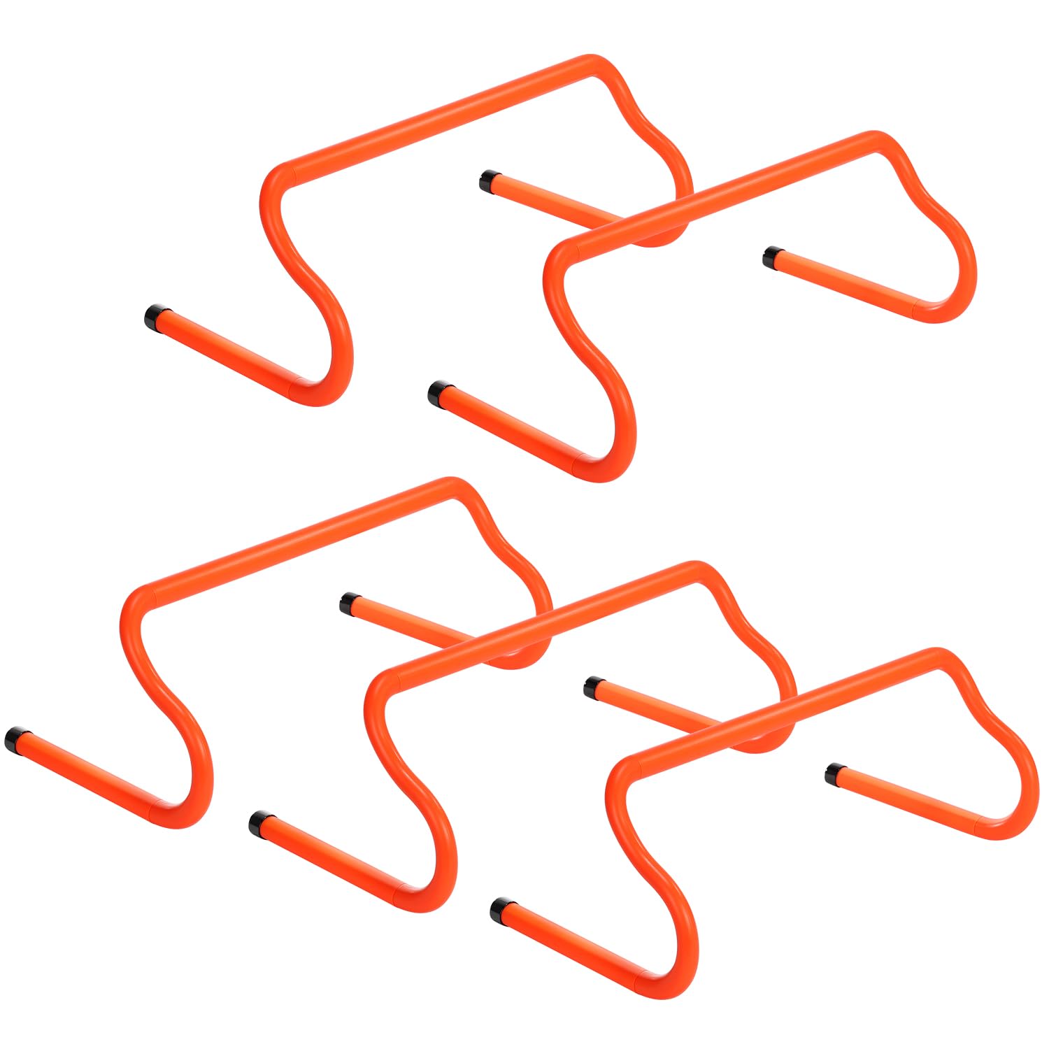 GHB Agility Hurdles 5/10 Pack Speed Agility Training Hurdles, Detachable Sturdy Hurdles Training Equipment Set with Carry Bag for Kids,Athletes,Soccer,Basketball