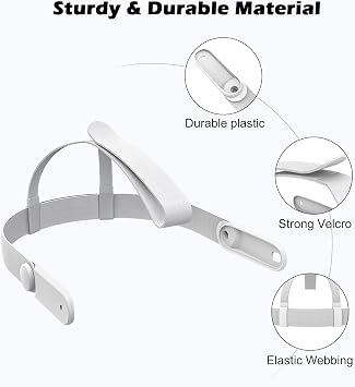 Head Strap for Meta Quest 3/3s Headset,Original Replacement Band for Oculus Quest 3 Oculus Quest 3s Accesory,Upgraded Lightweight Adjustable Breathable Washable Headband (For Meta Quest 3 /3s)
