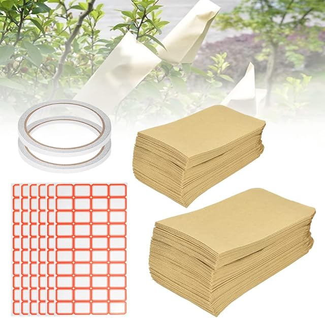 WUHEECOME 200 Pcs Small Brown Envelopes Kraft Paper Envelope Bag Seed Envelopes Mini Parts Envelopes Small Kraft Paper Gift Pouch for Packing or Storing Small Items Wages Money Notes Beads Seeds