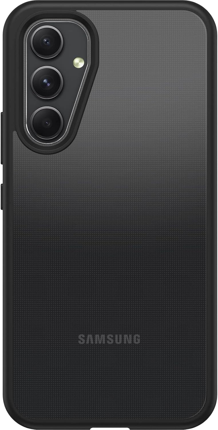 OtterBox Samsung Galaxy A54 5G Prefix Series Case - Black Crystal (Black/Clear), Ultra-Thin, Pocket-Friendly, Raised Edges Protect Camera & Screen, Wireless Charging Compatible