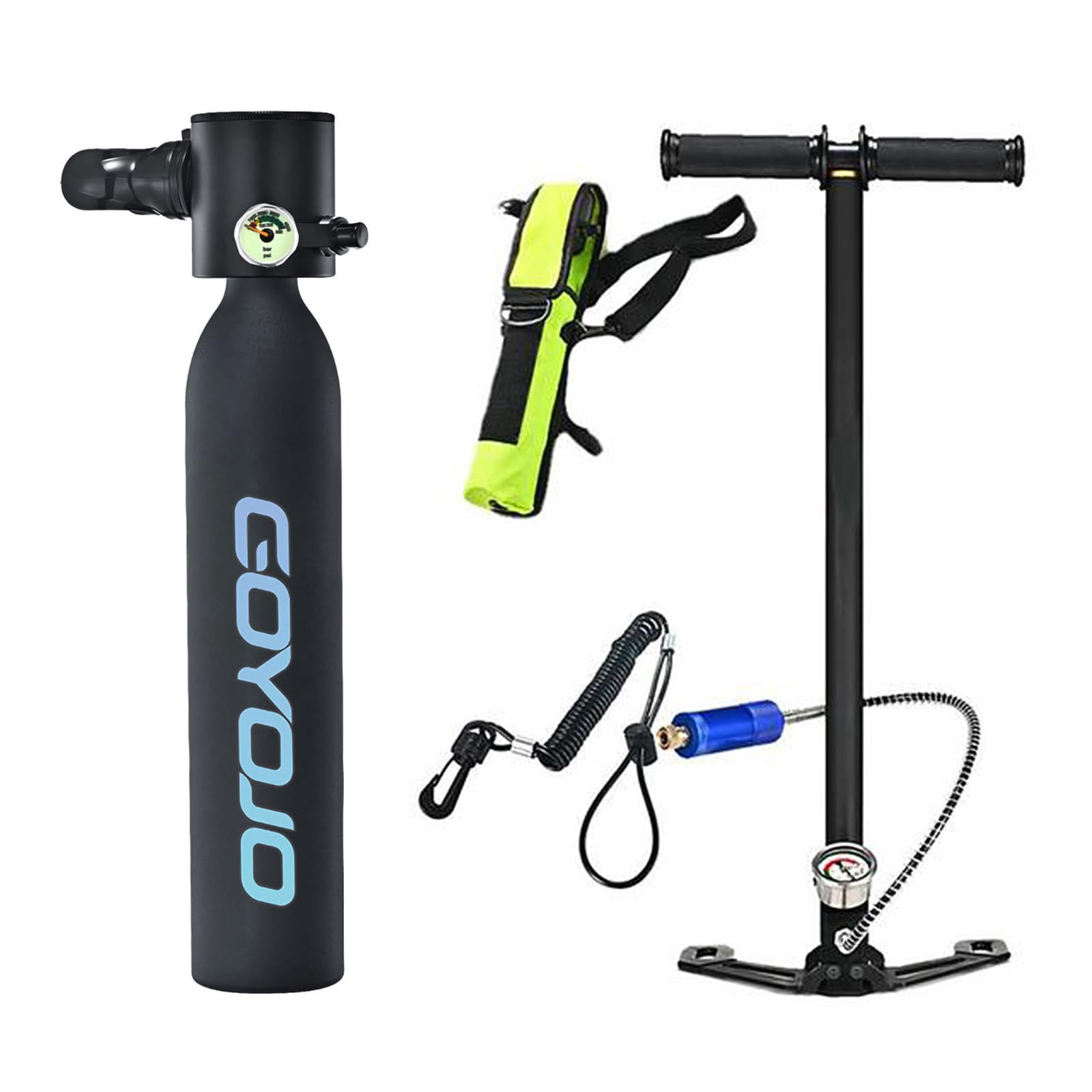 Scuba Tank 0.5L Mini Diving Equipment Underwater Breath System Cylinder Oxygen 6-10 Minutes Portable Lungs Air Buddy