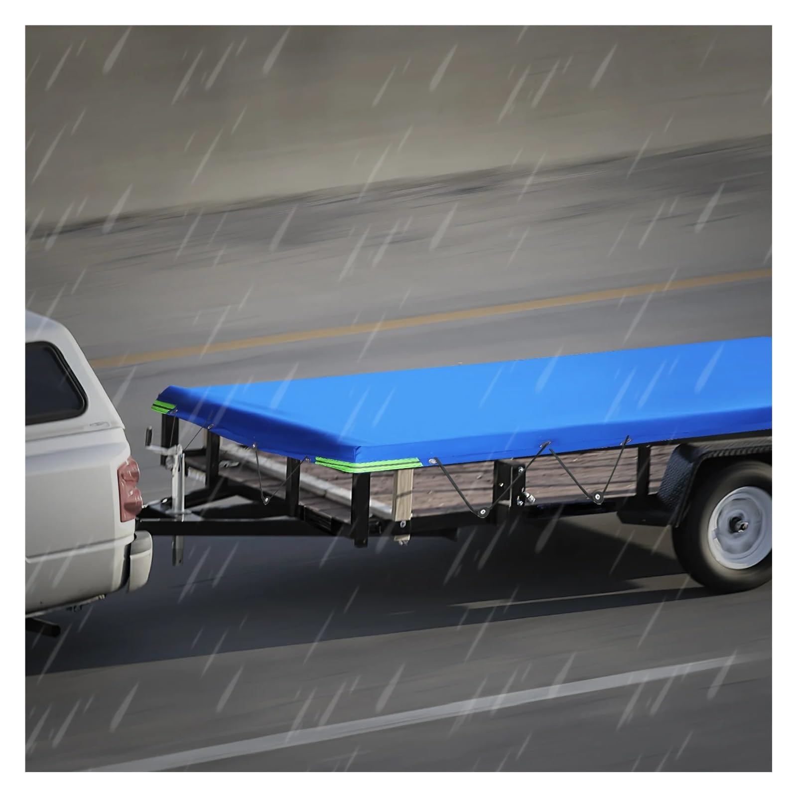 Fundas De Remolque Remolque a Prueba de Lluvia Remolque Caravana RV Cubre Viaje Protector Remolque Funda