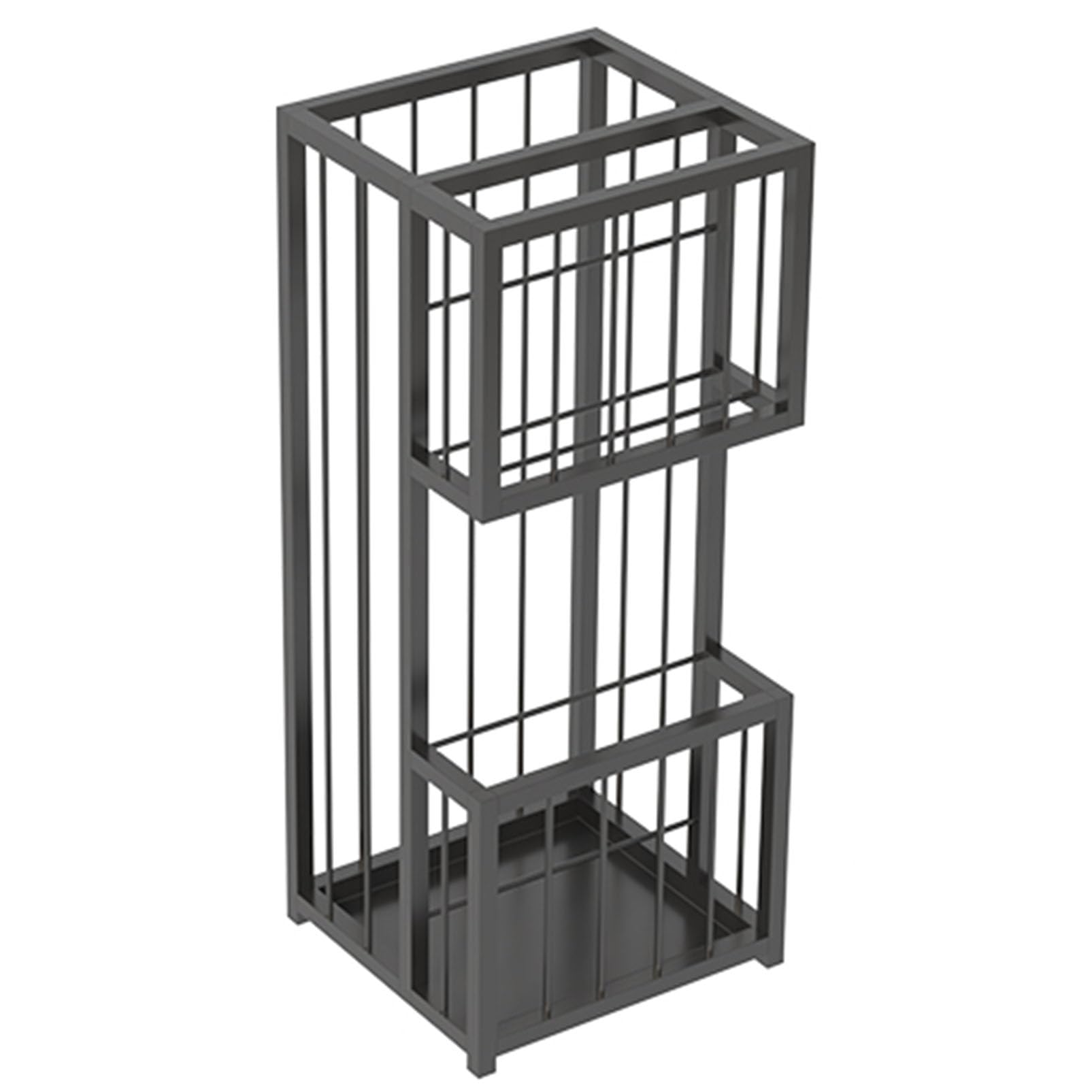 BHFPFZA Metal Umbrella Stand with Removable Drip Tray – Stylish for Home, Office, and Commercial Entrances – Durable and Functional Umbrella Holder