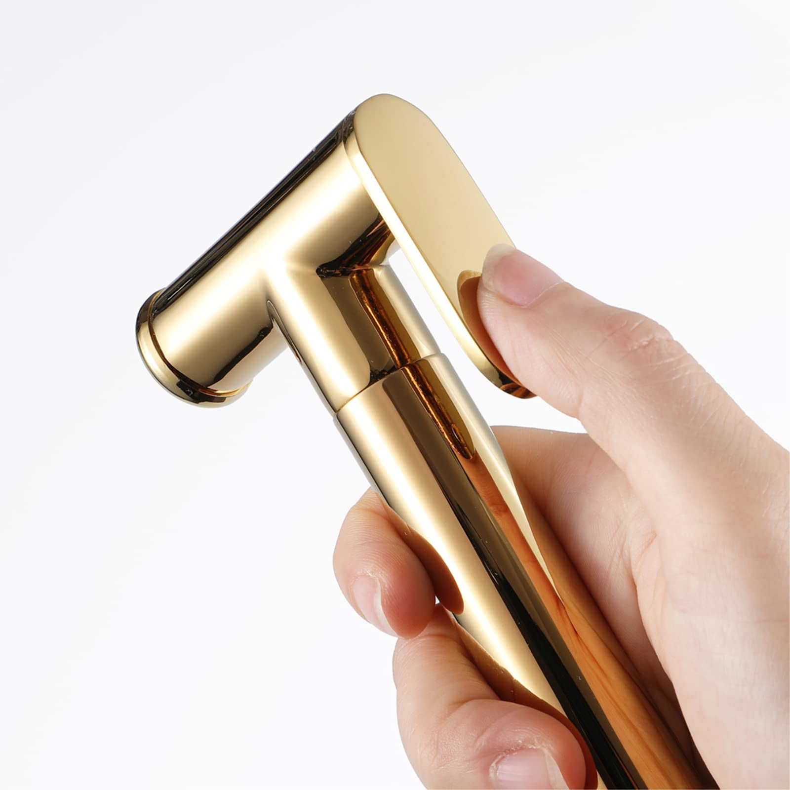 Rociador De Mano Rociador De Pañales De Tela for Bebés De Latón Cabezal De Rociador De Inodoro Portátil De Mano Con Manguera Y Soporte, for Lavado Femenino, Lavado De Mascotas, Fácil De Instalar,Negro