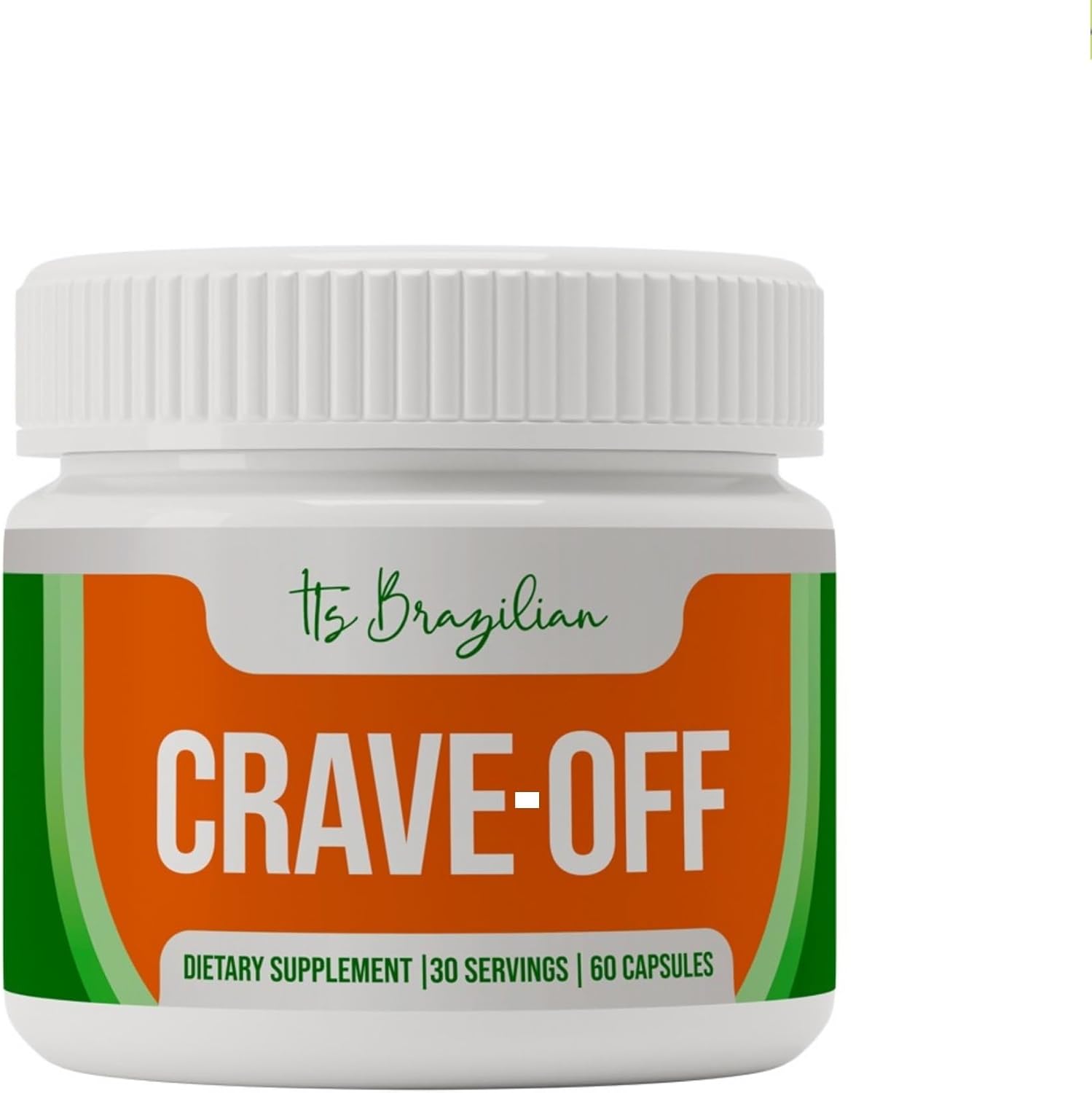 IT'S BRAZILIAN Crave-Off - Metabolism & Energy Support Supplement - Helps Supports Your Overall Wellness and Nutritional Balance - 60 Capsules
