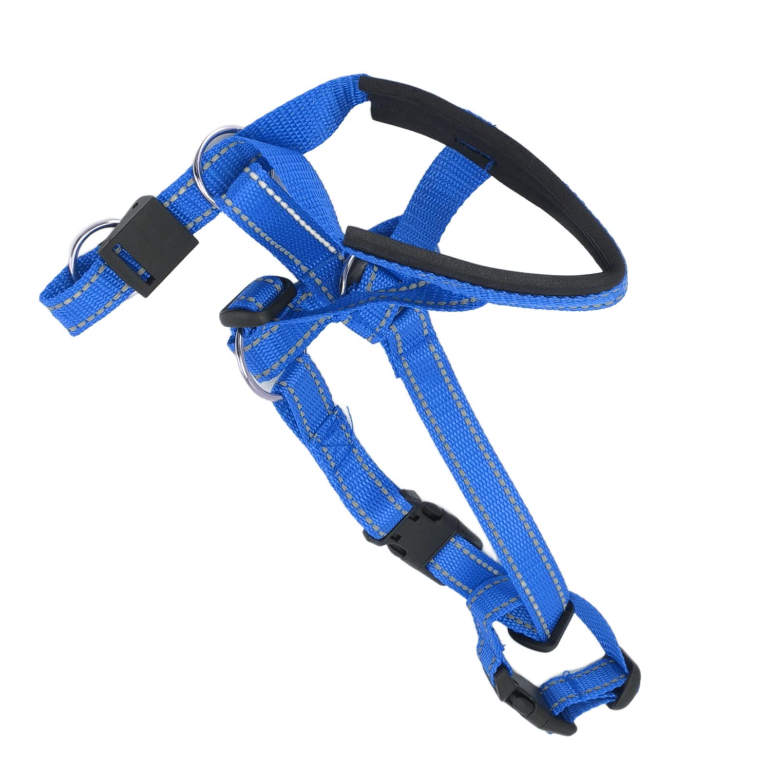 Generic Dog Harness Medium Sized Dog, No Pull Collar Head Harness Head Collar Halter Mouth Cover (L size)
