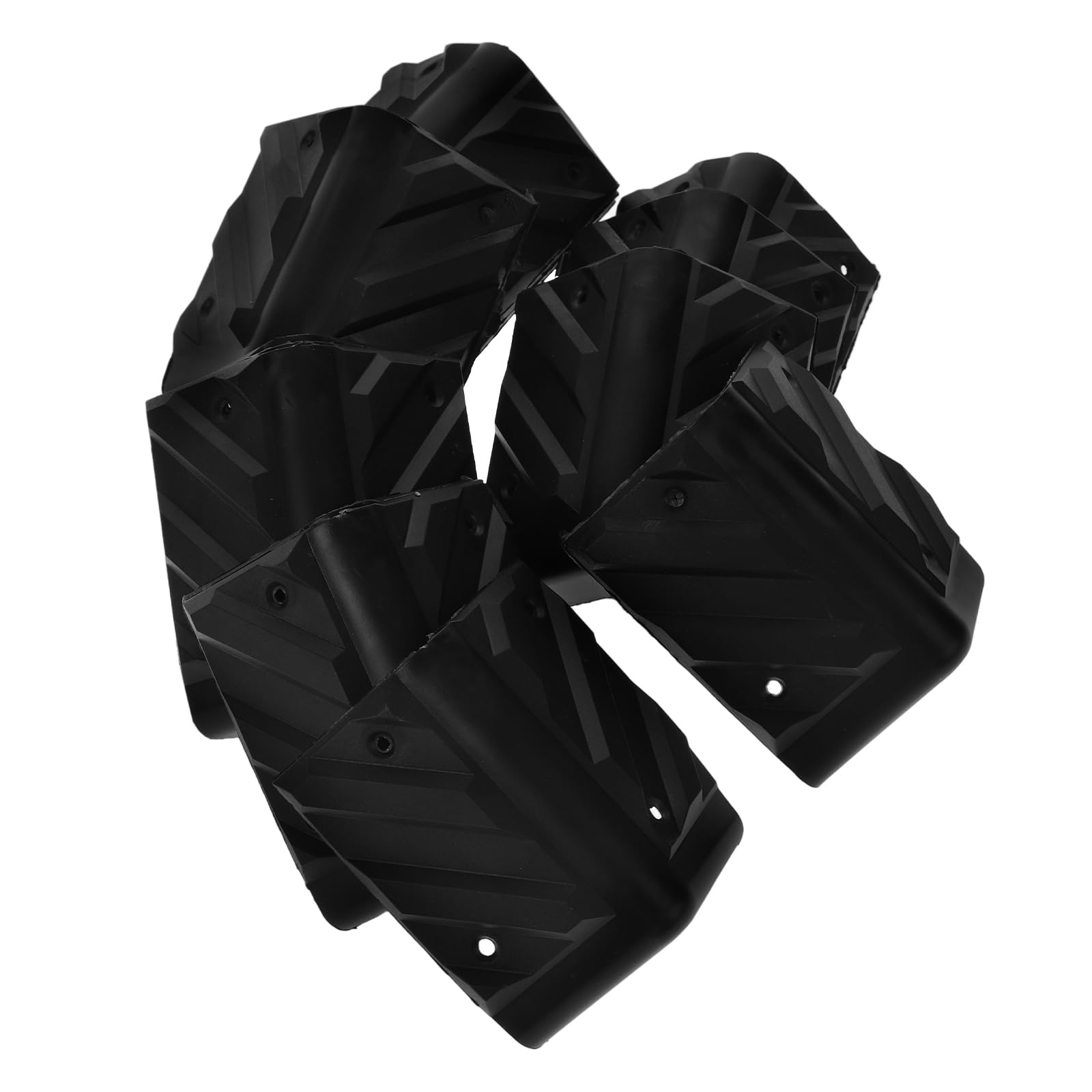 Housoutil 16 sacchetti per altoparlanti, angoli degli altoparlanti, copertura per angoli di protezione anticollisioni, per mobili, per altoparlanti, in plastica, colore nero