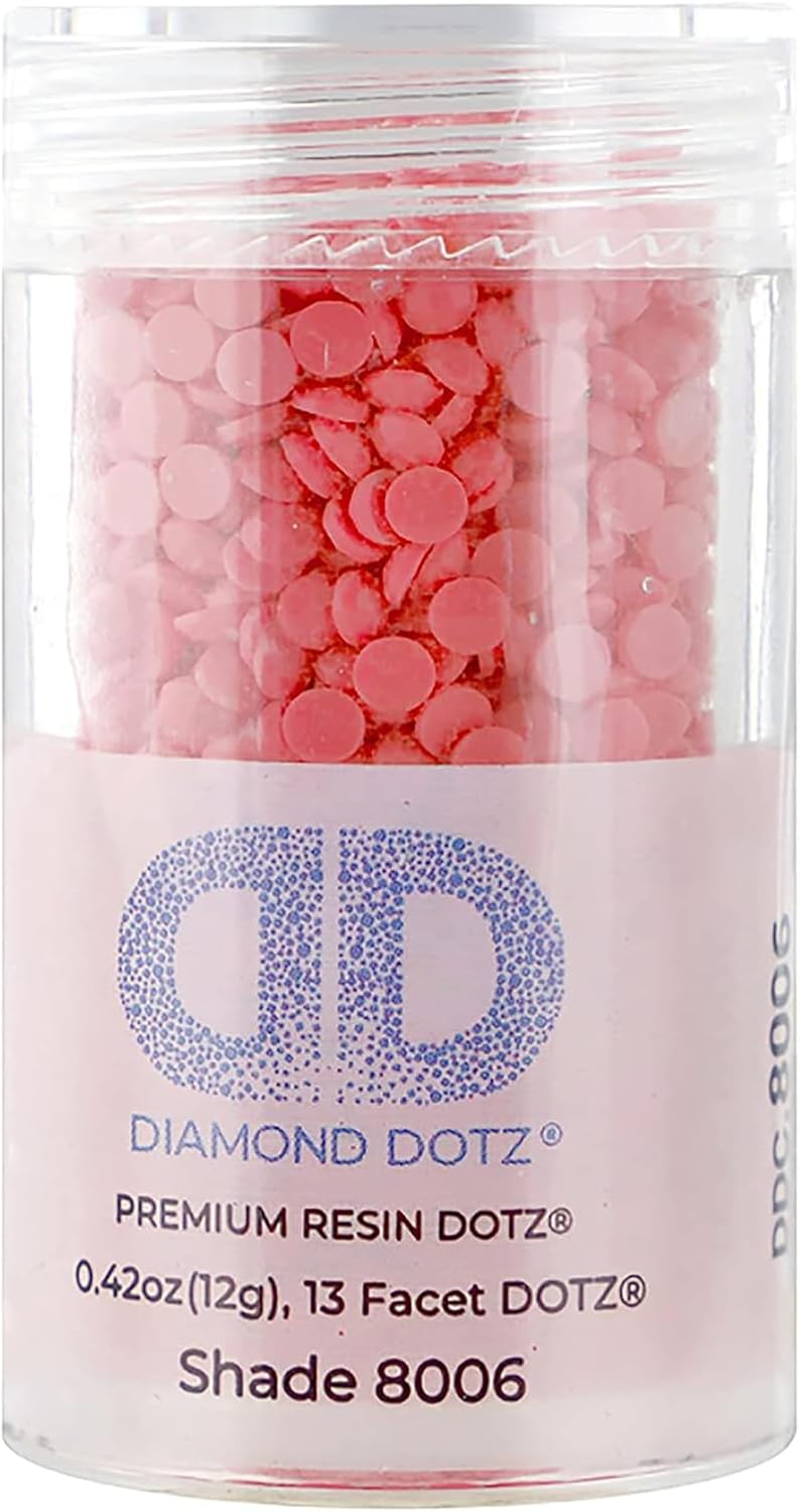 Diamond Dotz 2.8MM 12G Cylinder Rose - Freestyle Diamond Painting Beads, Diamond Art Beads, Replacement Drills, Loose Gems for DIY Crafts and Art Projects