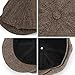 KeepSa Newsboy Casquillo Plano Sombreros Baker Boy Gorras - 8 Panel Peaky...