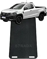 Tapete Protetor Caçamba Compatível com Strada Cabine Simples 2021 a 2026 Puxe Empurre Premium