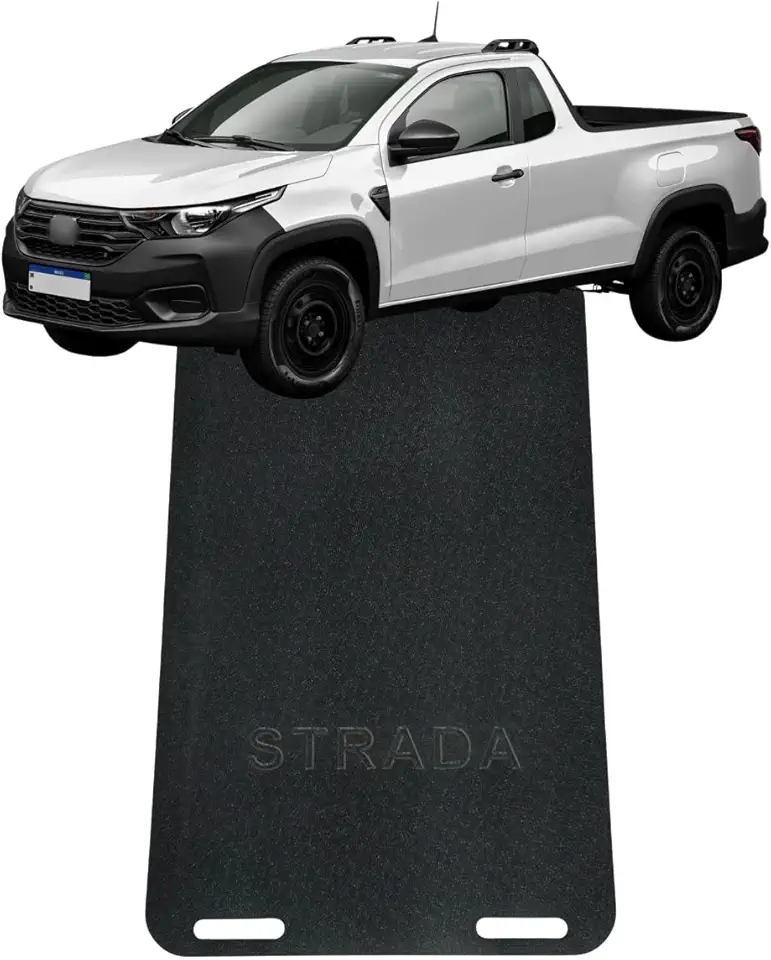 Tapete Protetor Caçamba Compatível com Strada Cabine Simples 2021 a 2026 Puxe Empurre Premium