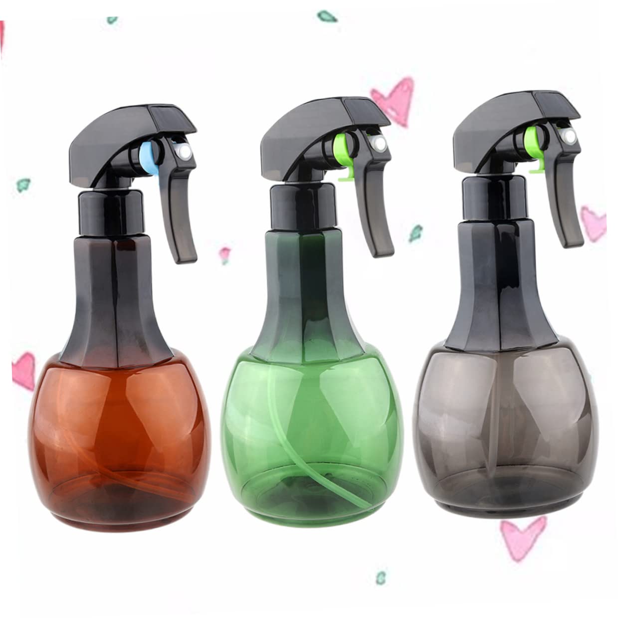 Baluue 6stücke Sprühflasche Für Haare Hochdruck Kontinuierlicher Sprühnebel Für Salon Und Zuhause Für Friseure Und Haarpflege Farbe Zufällig