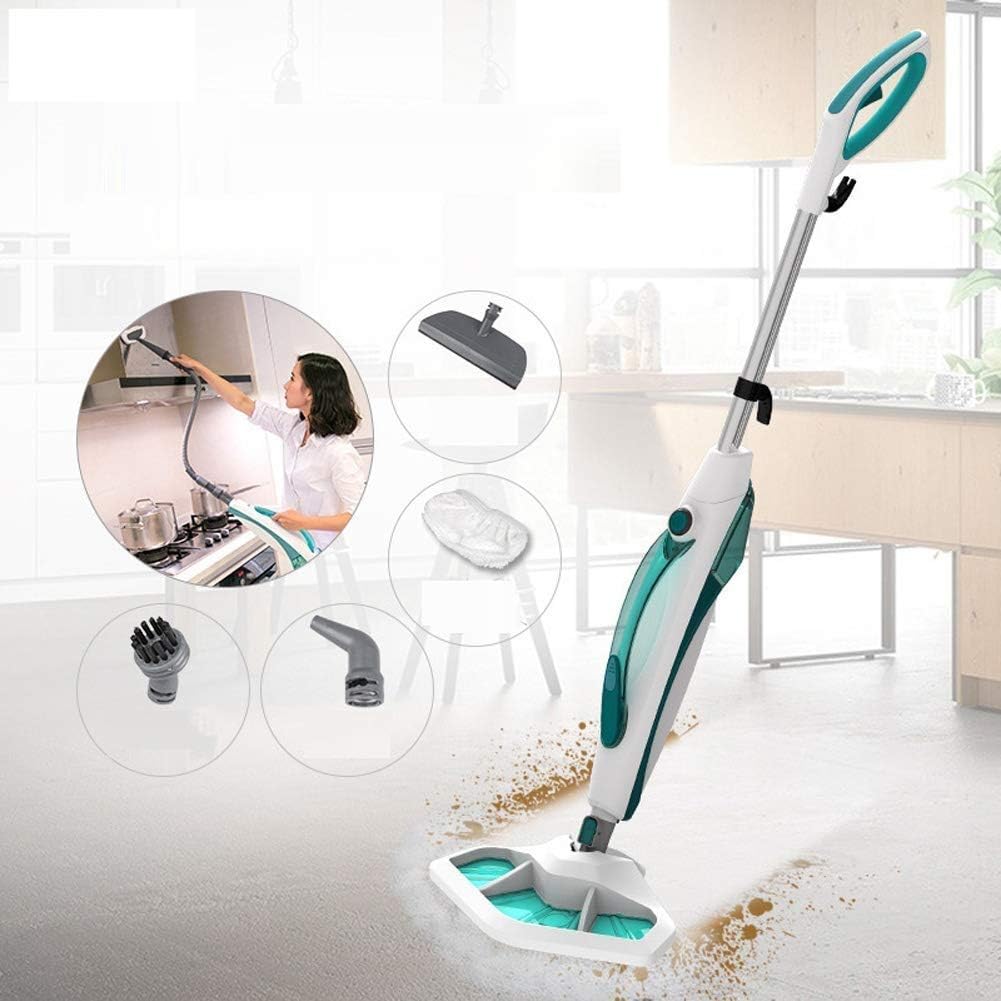 Multi-Functional Digital Control Upright & Hand-held Floor steam Cleaner Works Floors & Carpets Using only The Power of steam