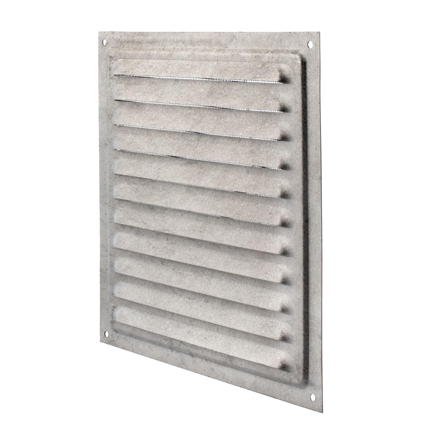 Metal Air Vent Cover, Galvanised Steel Ventilation Grille with Insect Mesh, Indoor & Outdoor Vent Grid, Low‑Profile 8 mm - Image 4
