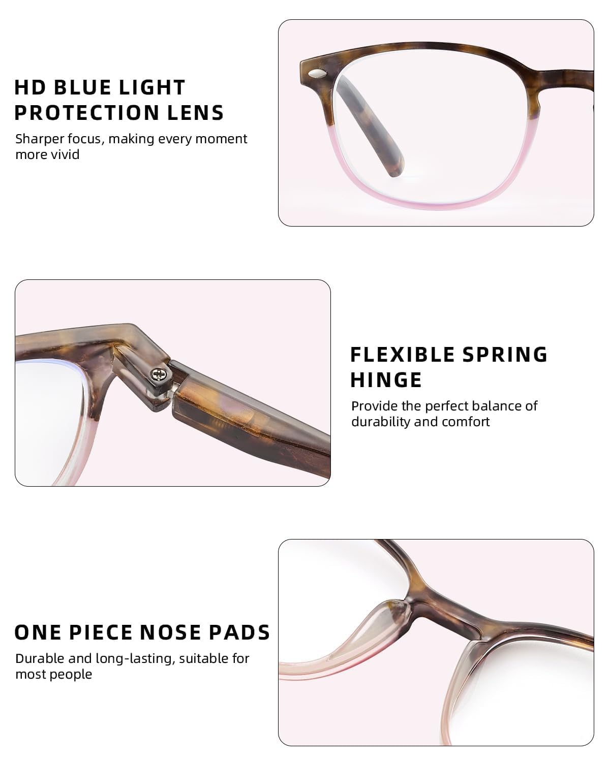 JM Gafas de Presbicia y Lectura. Cómodas y Duraderas con un Diseño Único. Para Mujer. [Pack 4 Unidades] — view 7