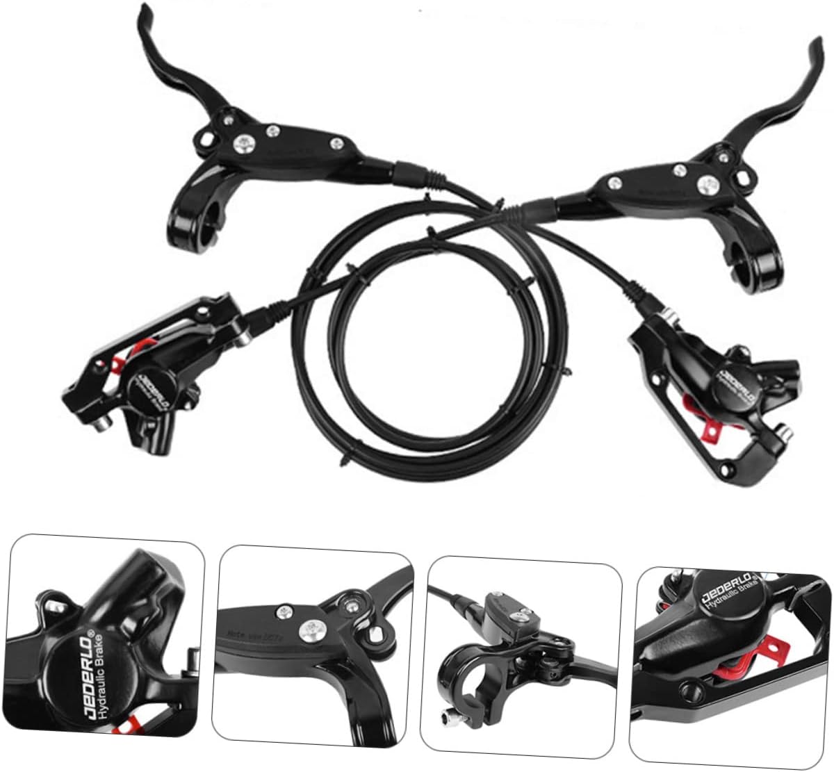 1Set Mountain Bike Disc Brake Set Hydraulic Brake Kit with Rotor Durable for Mountain Biking
