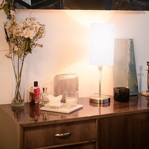 Miniatura 4 de E27 Cuadrado Tela Lámpara Sombra Elegante Cubierta de Luz Cubierta de la Lámpara Cubierta de Lámpara Creativa