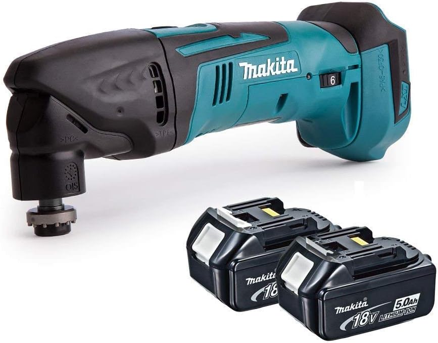 Makita DTM50Z 18V LXT Oscillating Multitool with 2 x 5.0Ah Batteries