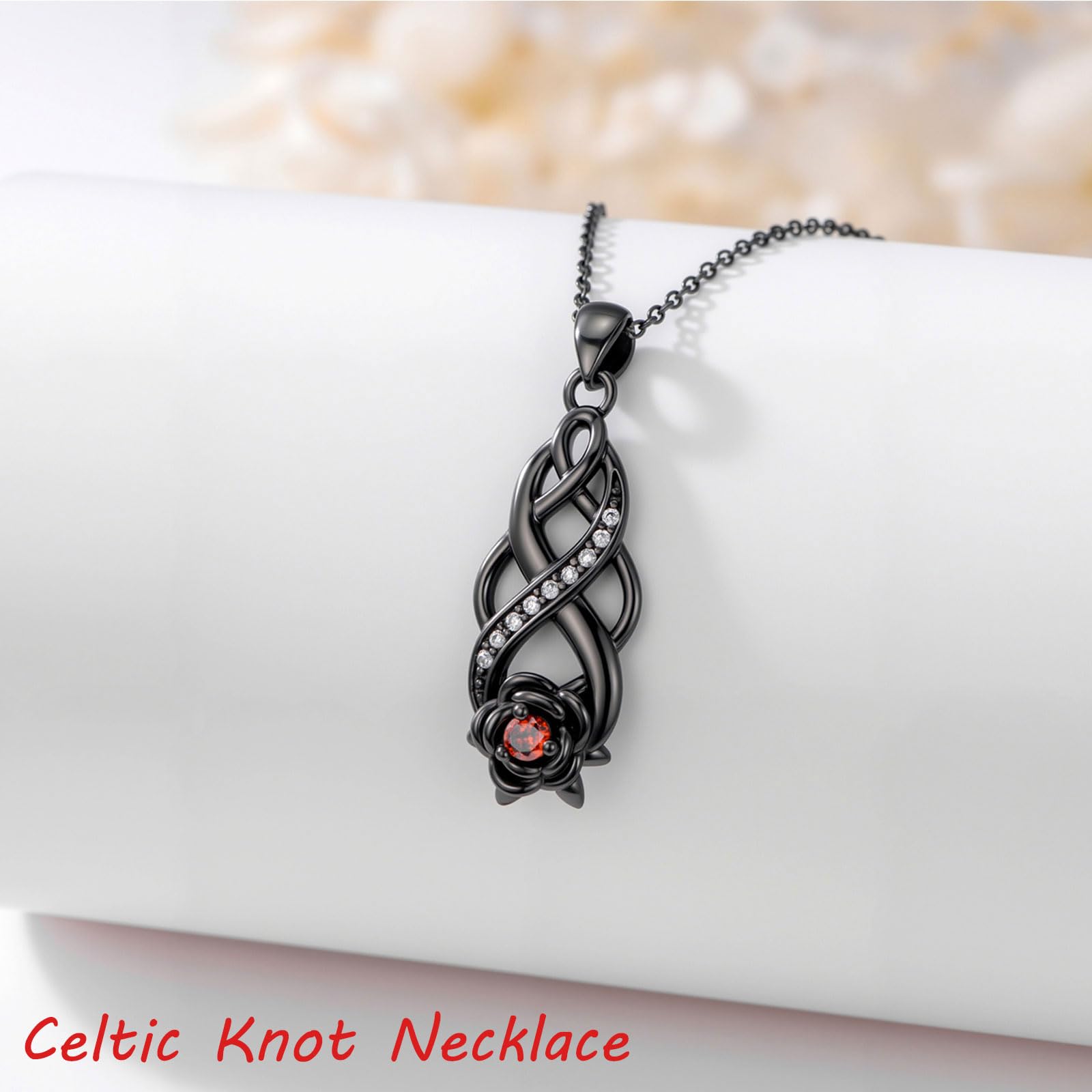 Midir&Etain Collana da donna in argento Sterling 925 con nodo da strega, pipistrello, scheletro, collana gotica, regalo di Natale e Halloween, per ragazze amanti