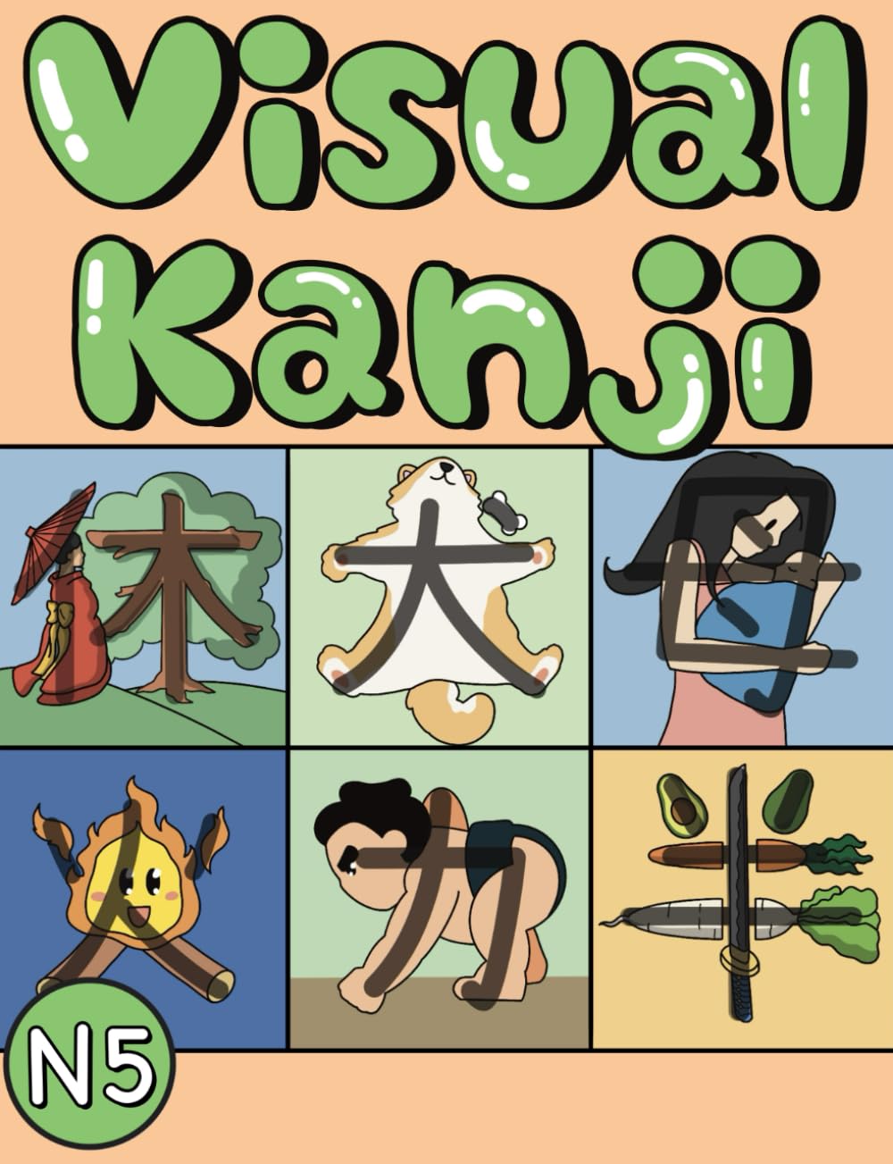 Learn JAPANESE : Visual KANJI: How to remember Kanji Paperback – 7 Aug. 2023