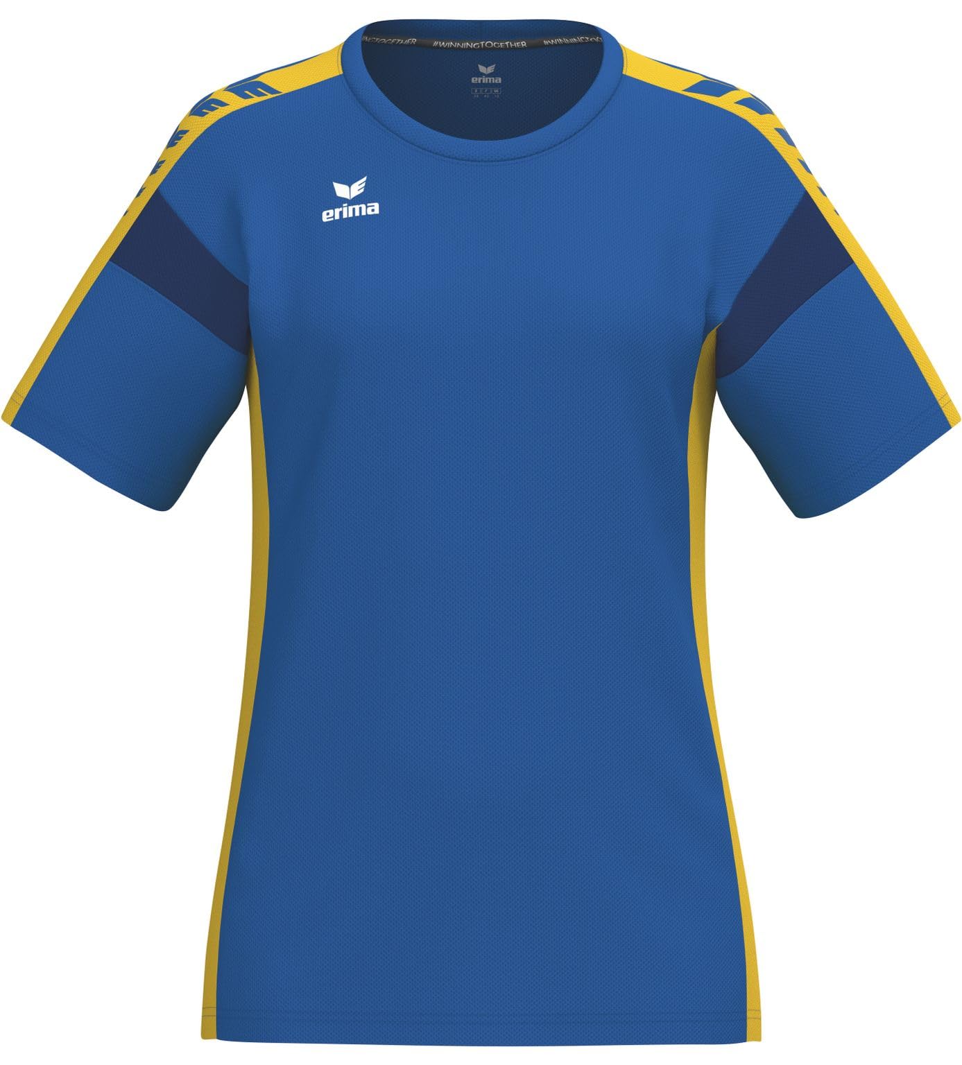 Erima Women's Celebrate 125 T-Shirt Function (1082622). new Royal/Yellow. 44