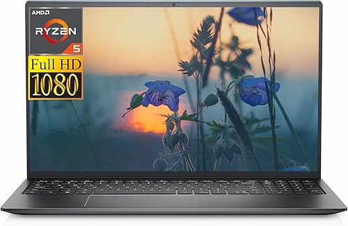 Dell 2023 Laptop Inspiron 15 3525, pantalla FHD de 15.6 pulgadas, procesador AMD Ryzen 5 5500U hasta 4 GHz, 8 GB de RAM, SSD de 512 GB, gráficos AMD