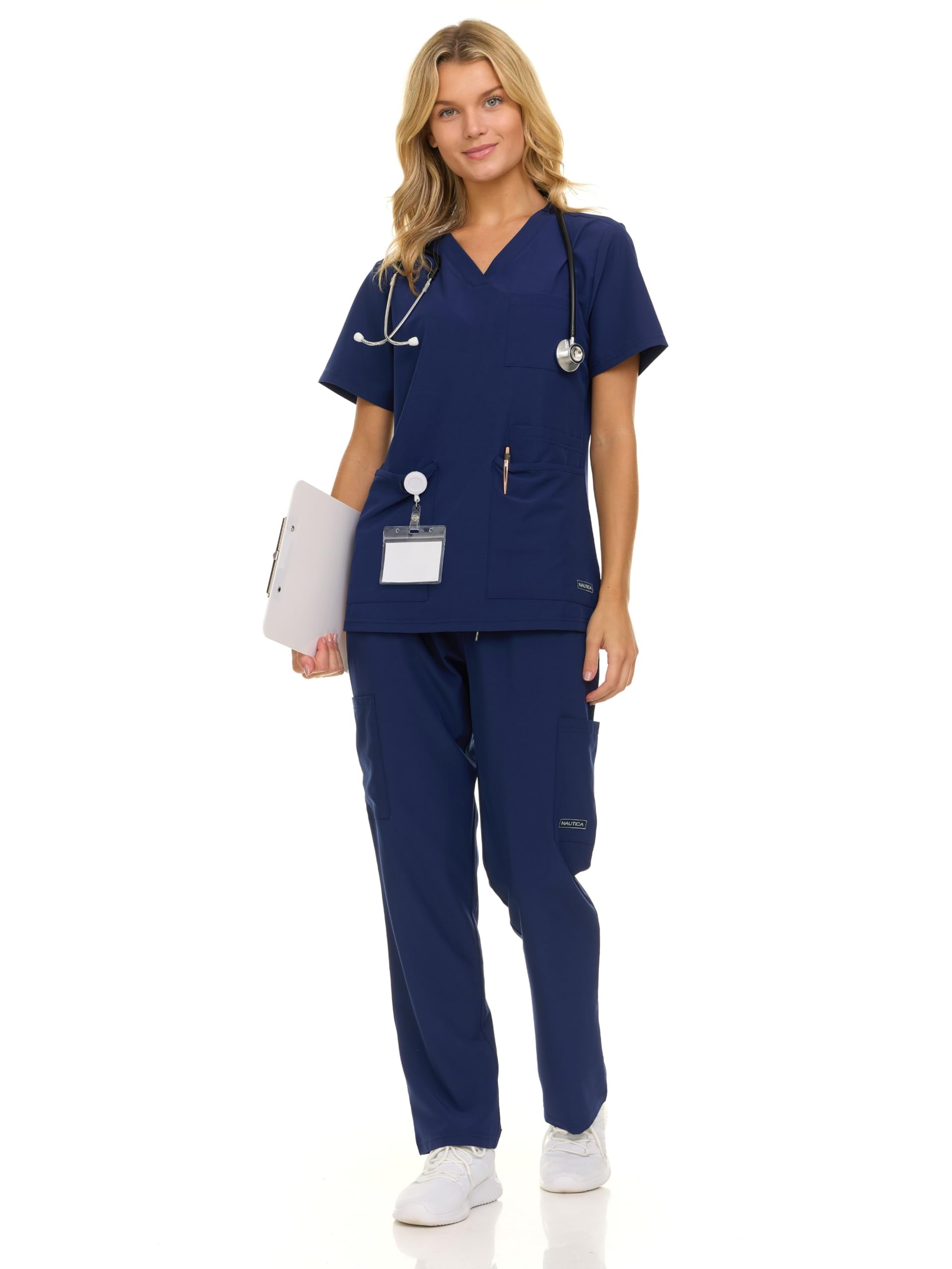 Nautica Women's Scrub Set