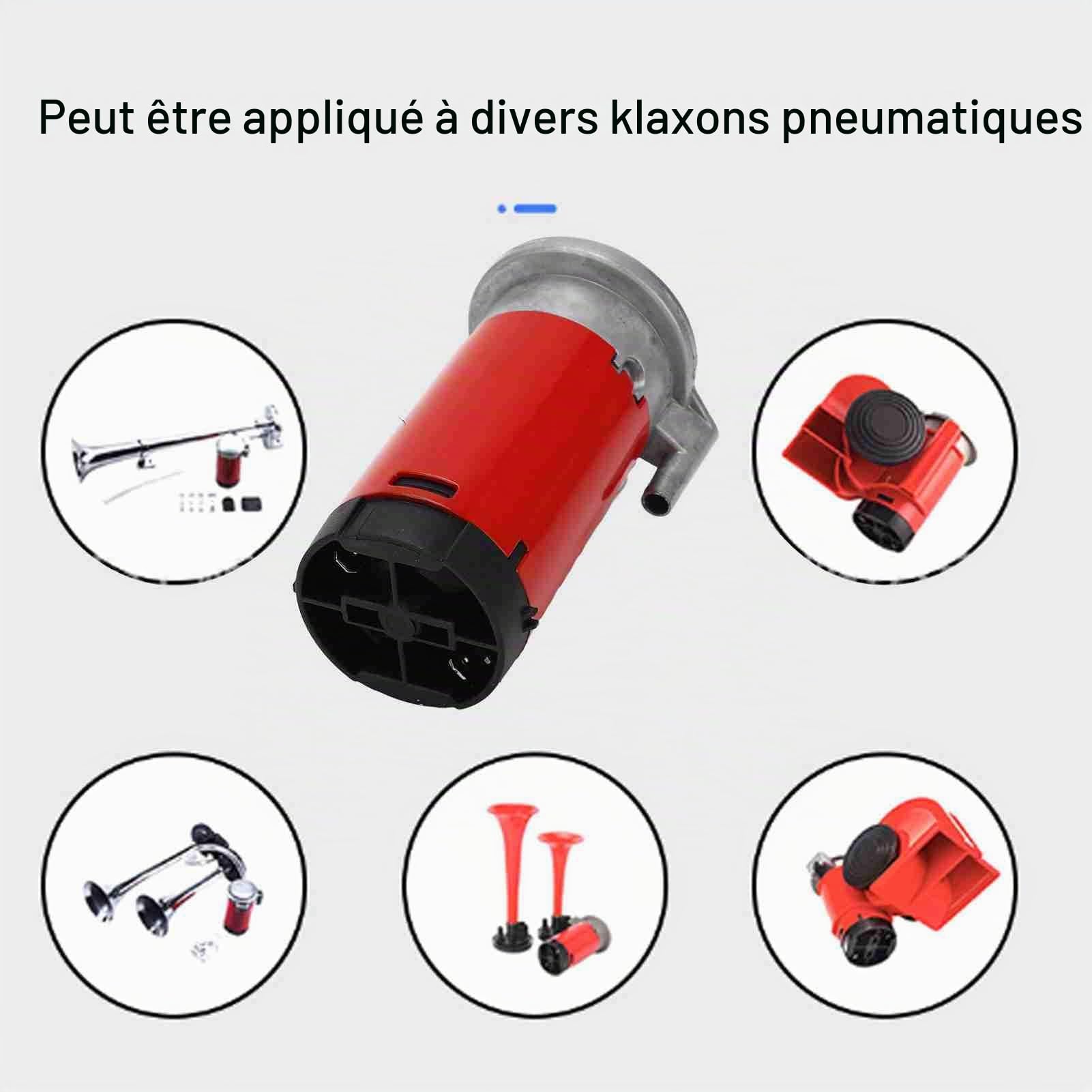 Compresseur de Klaxon à Air 12V pour Voitures, Camions, Bateaux, Motos, Puissant et Fiable,Autres accessoires