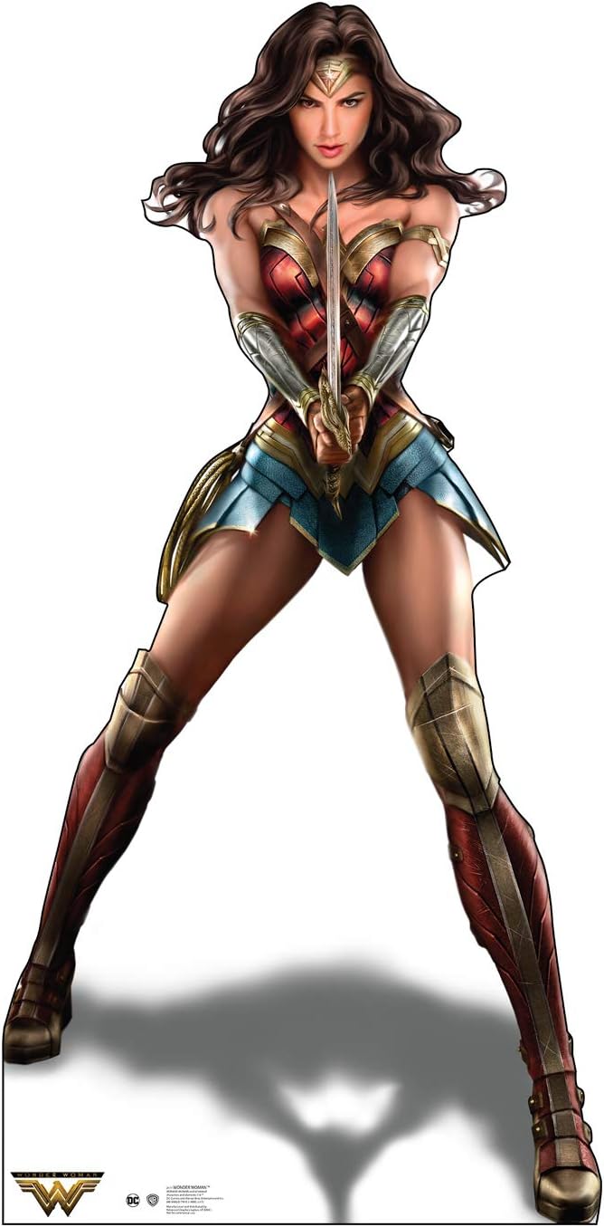 Cardboard People Wonder Woman Life Size Cardboard Cutout Standup - Wonder Woman (2017 Film)