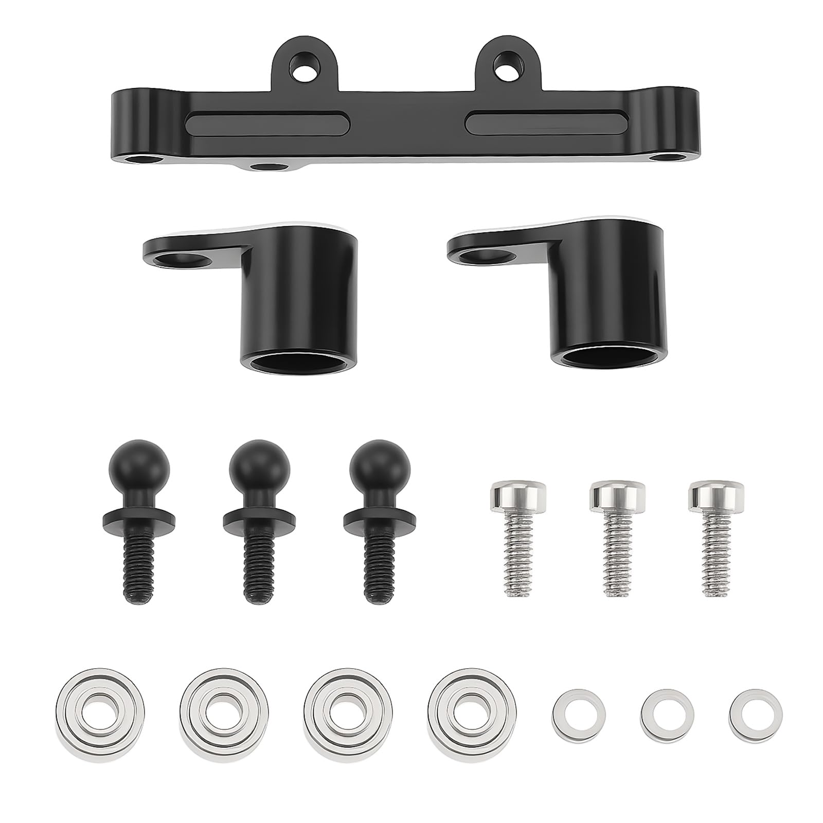 Be In Your Mind 1Set RC Car Bellcrank Steering Replacement Part LMCB4801 Compatible with Losi Micro B