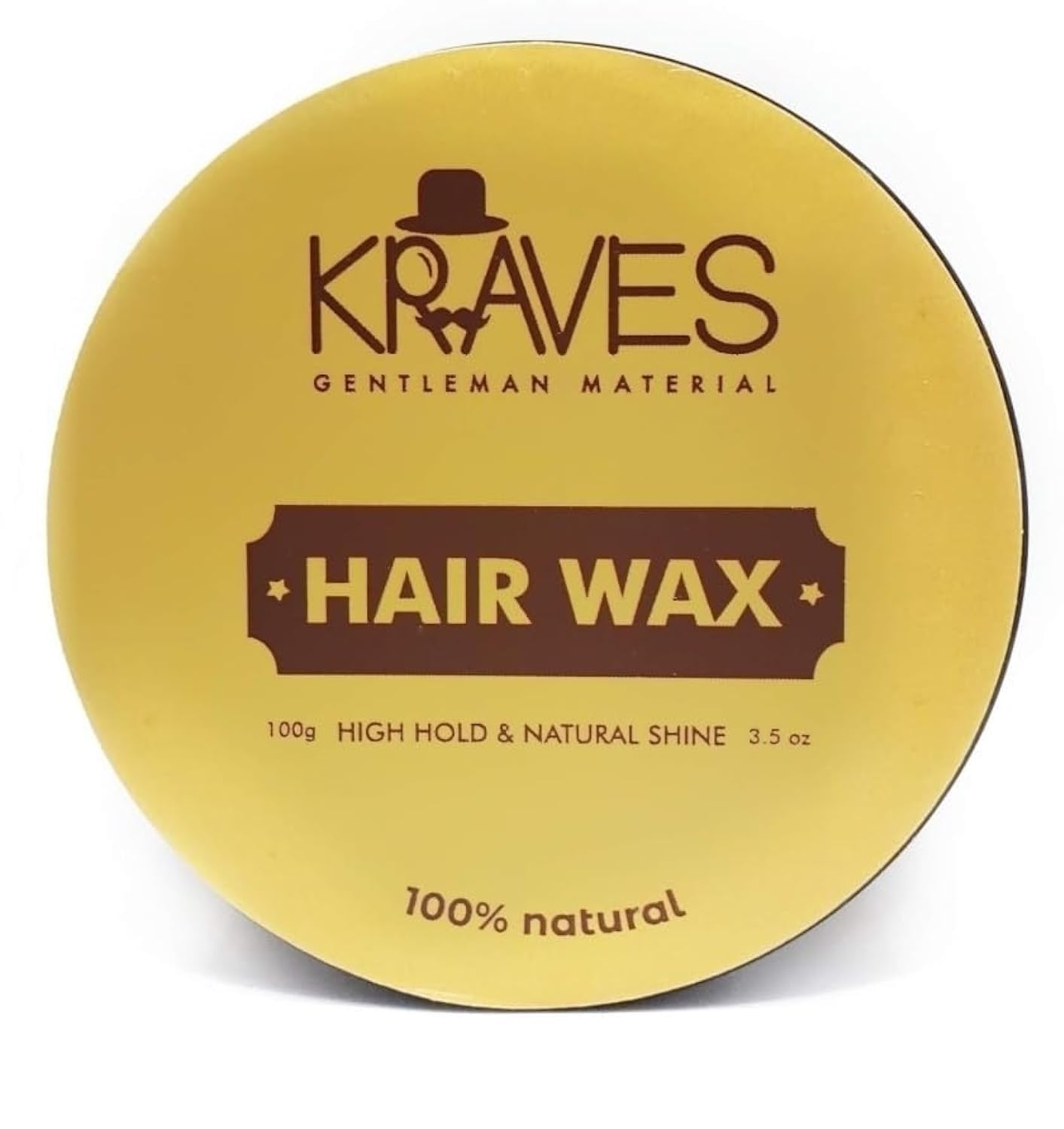 KRAVES 100% Natural Hair Wax for men with High Hold and Natural Shine (hair wax 100 Grams) - Review, Price and Buying Guide