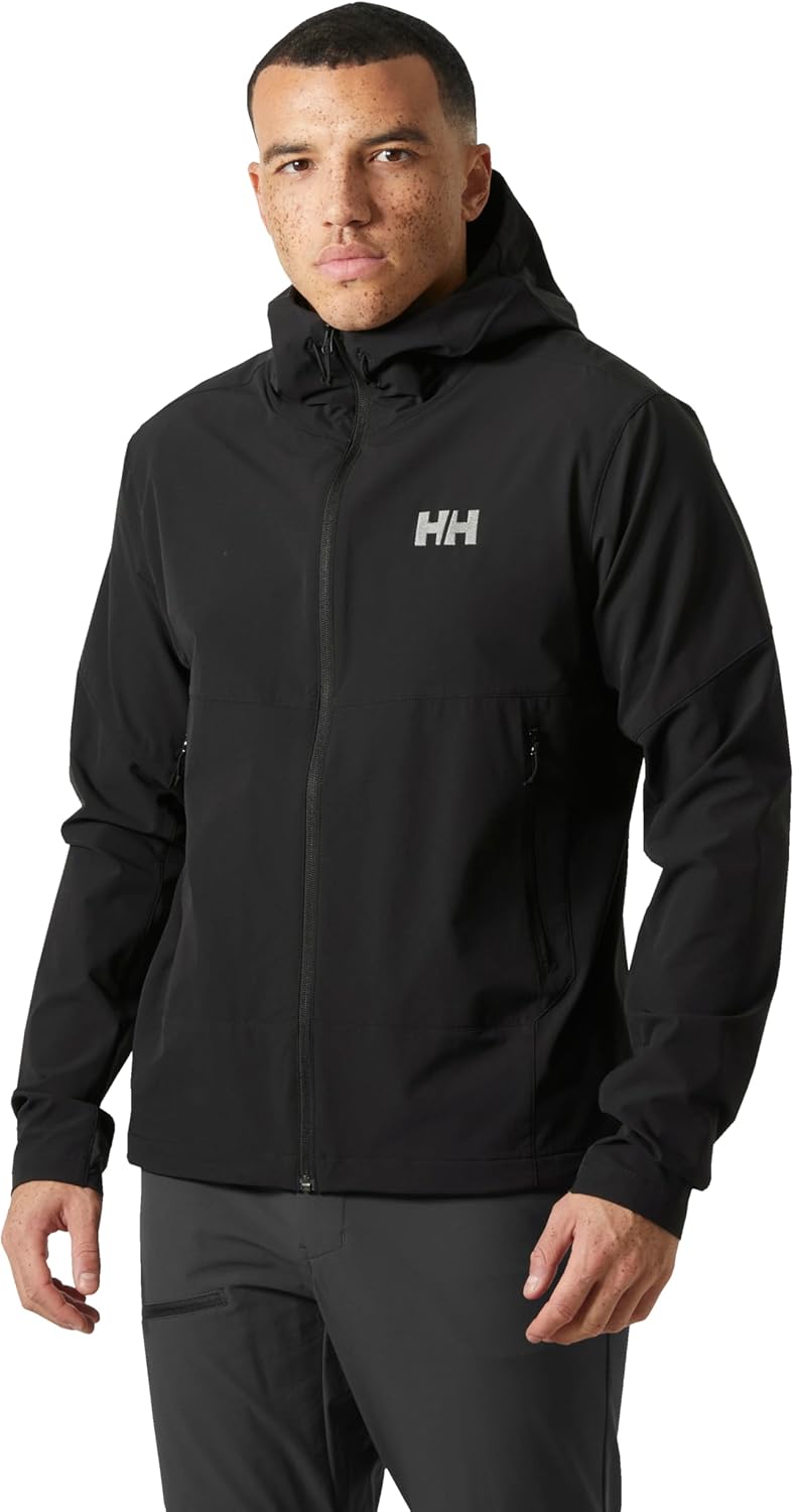 Helly-Hansen Blaze Softshell Hood Men's Sweatshirt - Water-Resistant, Breathable, and Windproof with Adjustable Hood