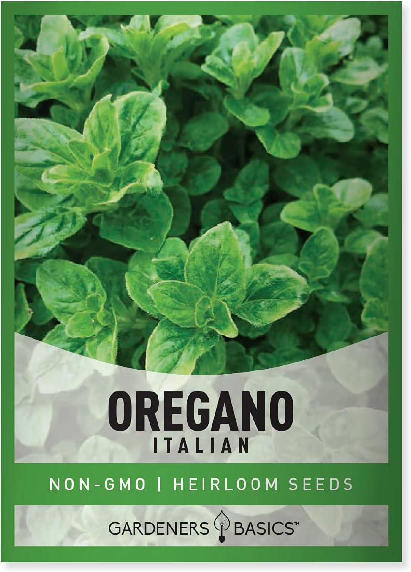 Gardeners Basics, Oregano Seeds for Planting Heirloom Non-GMO Herb Plant Seeds for Home Herb Garden Makes a Great Gift for Gardening