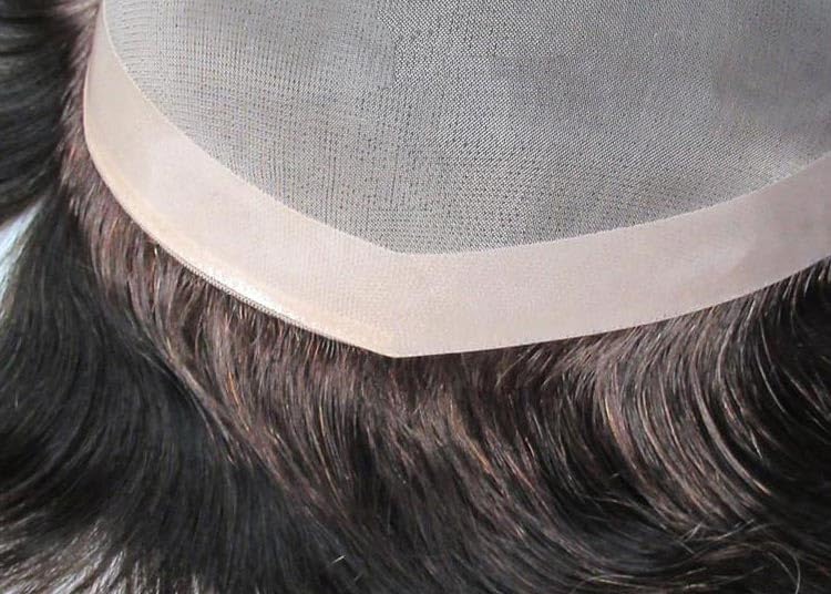 Men's Wig Fine Mono with Pu Coated all around perimeter 100% Human Hair Men's Hair pieces