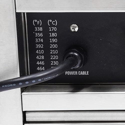 Miniatura 6 de 6 piezas de máquina comercial Taiyaki waffle, máquina eléctrica antiadherente, wafflera de 3000 W, 110 V, máquina de waffles en forma de pez, gran